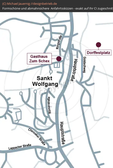 Wegbeschreibung Sankt-fskfgang Gasthaus zum Schex (152)