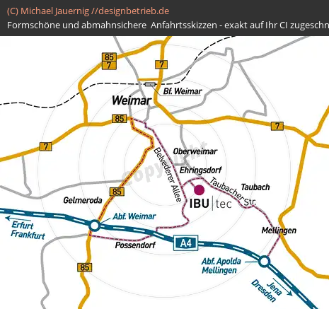 Wegbeschreibung Weimar übersichtskarte IBU tec (141)