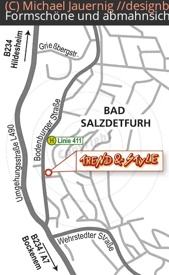 Wegbeschreibung Bad-Salzdetfurth Trend & Style - Nicole Busch (208)