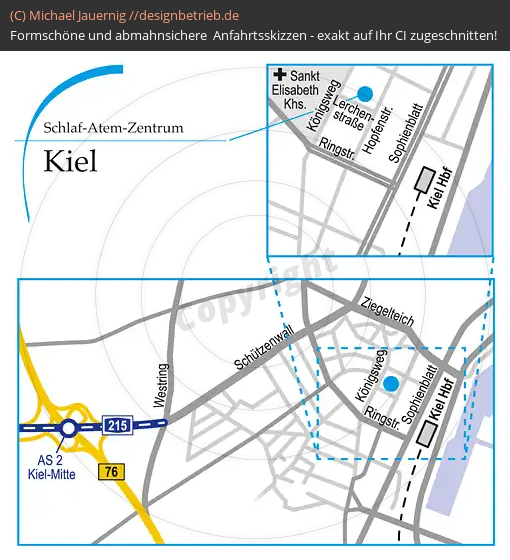 Wegbeschreibung Kiel Löwenstein Medical GmbH & Co. KG (241)