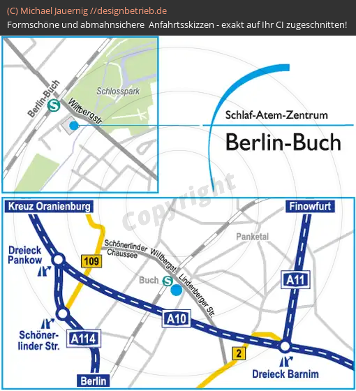 Wegbeschreibung Berlin Schlaf-Atem-Zentrum | Löwenstein Medical GmbH & Co. KG (549)